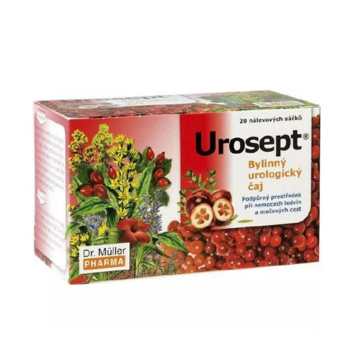 Dr. Müller UROSEPT bylinný čaj na močové cesty 20x2g (40g) kúpite na Benulekaren.sk