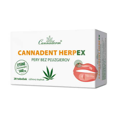 Cannaderm Cannadent HerpEX tobolky na pery 28 ks kúpite na Benulekaren.sk