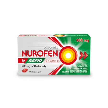 NUROFEN Rapid 400 mg 30 kapsúl kúpite na Benulekaren.sk