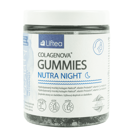 LIFTEA Colagenova Nutra Night Gummies 60 želatínových kapsúl