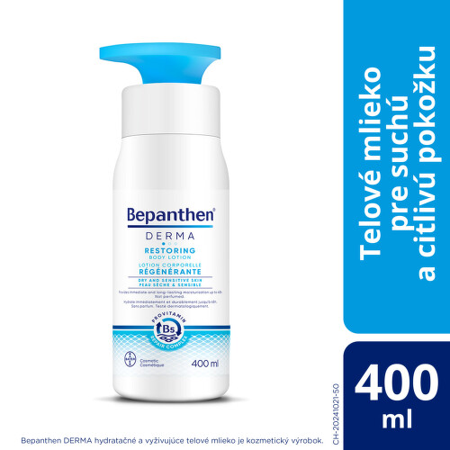 BEPANTHEN Derma hydratačné a vyživujúce telové mlieko 400 ml