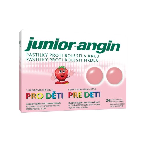 JUNIOR-ANGIN Pastilky 24 kusov kúpite na Benulekaren.sk