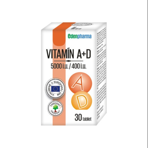 EDENPHARMA Vitamín A + D 30 tabliet