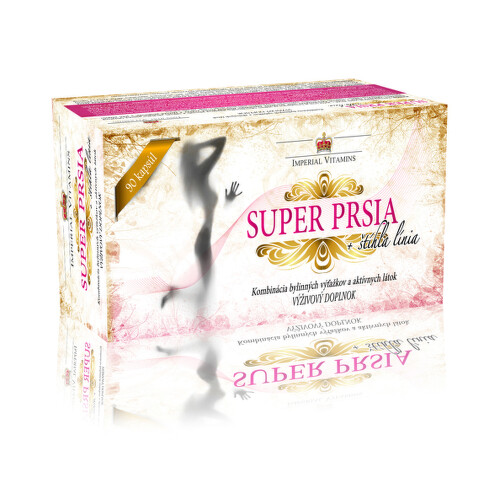 Imperial VITAMINS Super PRSA + štíhla línia kapsuly pre krásne prsia pre ženy 90 cps kúpite na Benulekaren.sk