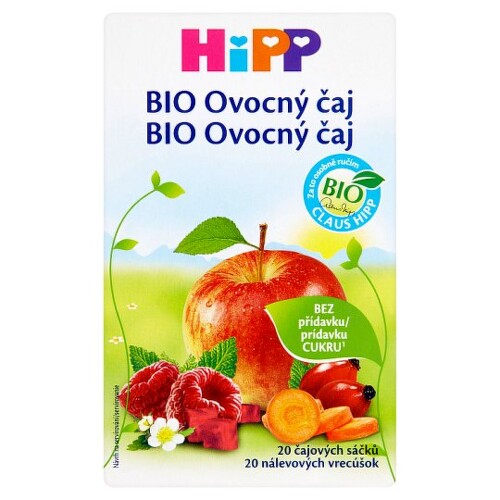 HiPP BIO Ovocný čaj 20 vrecúšok, 20x2g kúpite na Benulekaren.sk