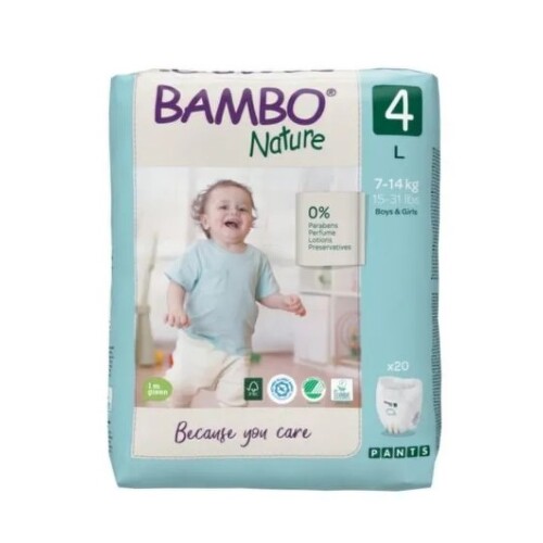 BAMBO Pants 4 plienkové navliekacie nohavičky 20 kusov