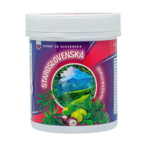 Dobré z SK staroslovenská hrejivá masť masážny prípravok 250 ml