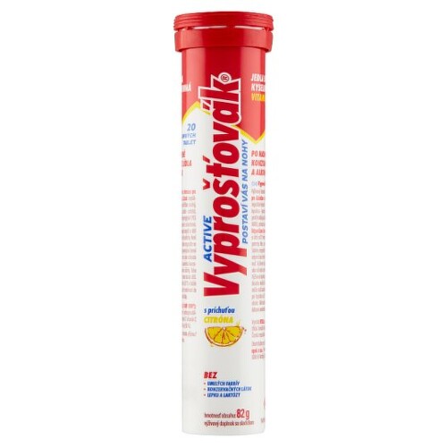 Vitar Vyprošťovák Active tablety príchuť lemon 20 tbl kúpite na Benulekaren.sk