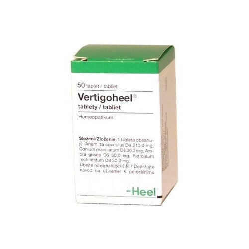 Heel Vertigoheel tablety proti nevoľnosti 50 tbl kúpite na Benulekaren.sk