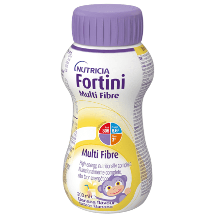 FORTINI Multi fibre pre deti príchuť banán 200 ml