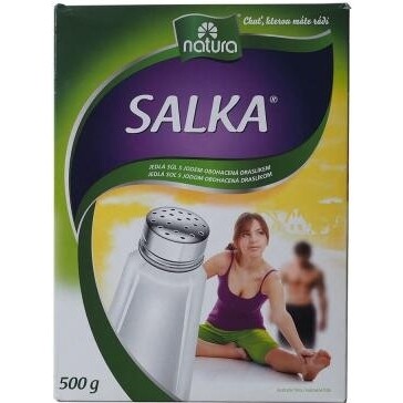 E-shop SALKA Kuchynská soľ s prídavkom draslíka a jódu 500 g