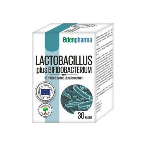 E-shop EDENPHARMA Laktobacillus plus bifidobacterium 30 kapsúl