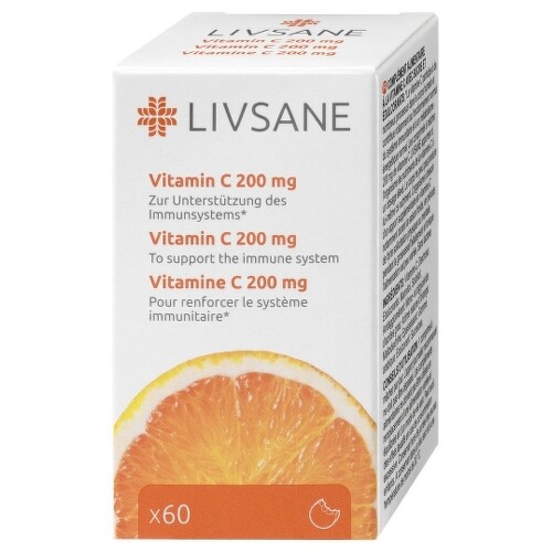 E-shop LIVSANE Vitamín C 200 mg 60 tabliet