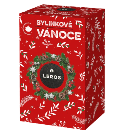LEROS Bylinkové vianoce 6 bylinný čaj s korením inov. 2026 20 x 2 g
