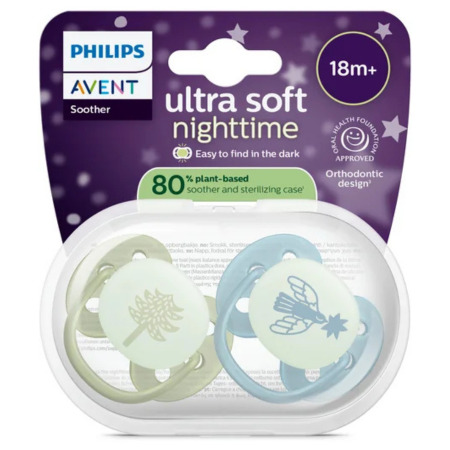 PHILIPS AVENT Cumlík ultra soft 18m+ pre chlapca na utišovanie nočný SCF094/05 1 x 2 ks
