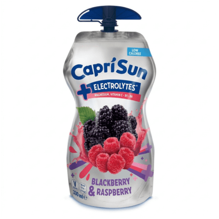CAPRI-SUN Elektolyty ovocný nápoj s príchuťou černica + malina 330 ml
