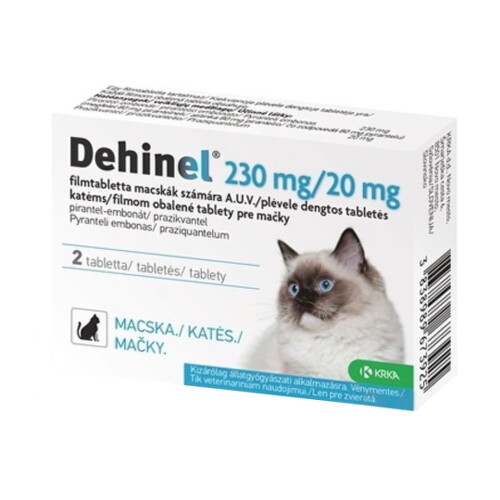 E-shop DEHINEL 230 mg/20 mg pre mačky 2 tablety