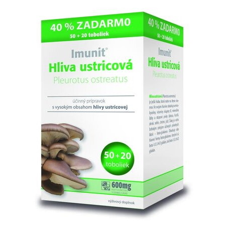 E-shop IMUNIT Hliva ustricová 50 + 20 kapsúl ZADARMO