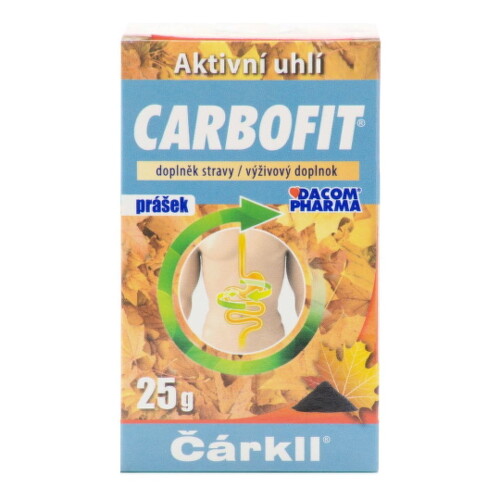 E-shop CARBOFIT Čárkll aktívne rastlinné uhlie 25 g