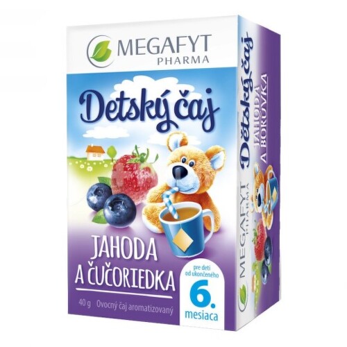 E-shop MEGAFYT Detský čaj jahoda a čučoriedka 20x2 g