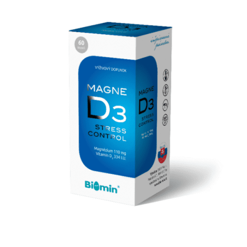 E-shop BIOMIN Magne D3 stress control 60 kapsúl