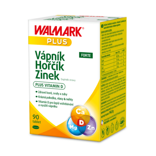 E-shop WALMARK Vápnik horčík zinok Forte 90 tabliet