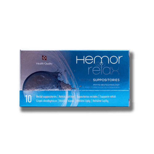 FYTOFONTANA Hemorrelax 10 rektálnych čapíkov