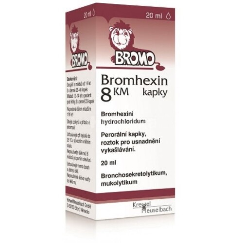 E-shop BROMHEXIN 8-kvapky KM 8mg/ml 20 ml