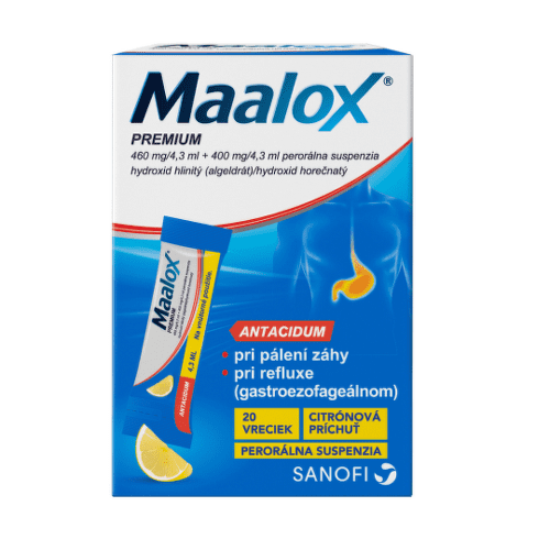 E-shop MAALOX Premium 4,3 ml 20 vreciek