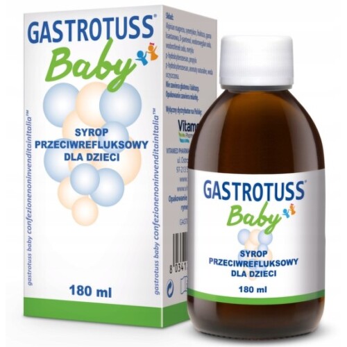 E-shop GASTROTUSS Baby sirup antirefluxný 180 ml