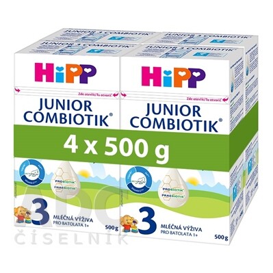 E-shop HIPP 3 Junior combiotik 4 x 500g