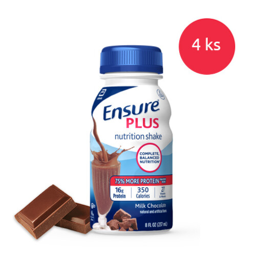 E-shop ENSURE PLUS čokoládová príchuť 4 x 220 ml