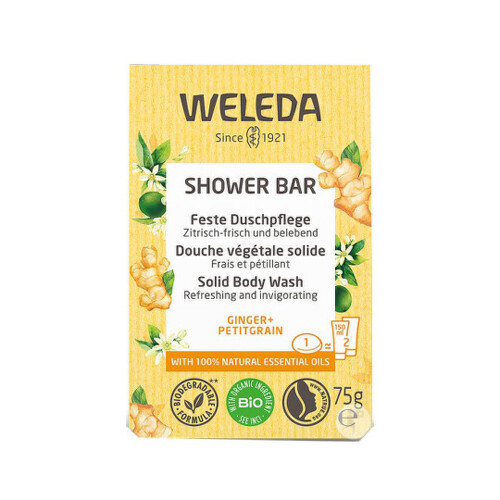 E-shop WELEDA Shower bar bylinkové mydlo zázvor + petitgrain 75 g