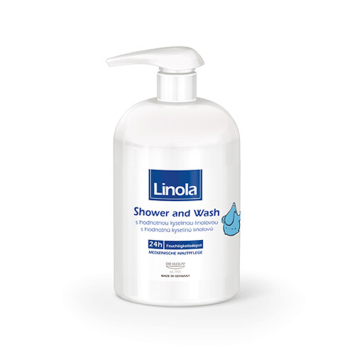 E-shop LINOLA Shower and wash emulzný gél 500 ml