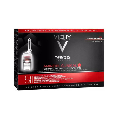 E-shop VICHY Dercos Aminexil Clinical 5 pre mužov 21 x 6 ml