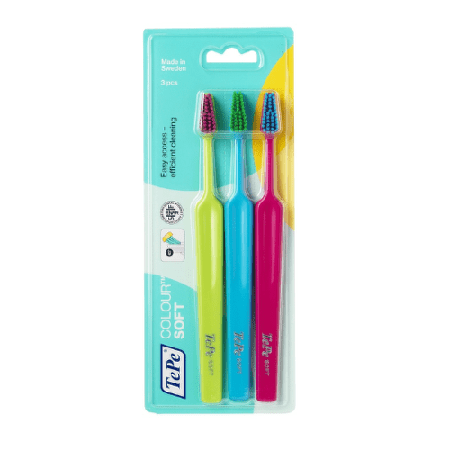 E-shop TEPE Colour select soft zubná kefka 2+1 3 ks