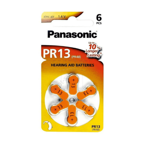 E-shop PANASONIC Pr13 batérie pr48 do načúvacích prístrojov 6 ks
