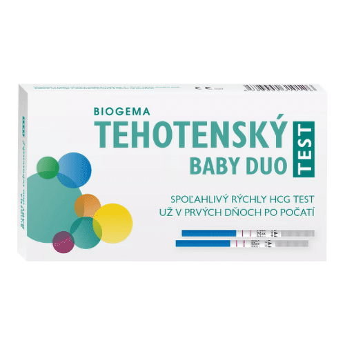 E-shop BIOGEMA Baby test duo tehotenský test samodiagnostický 2 ks
