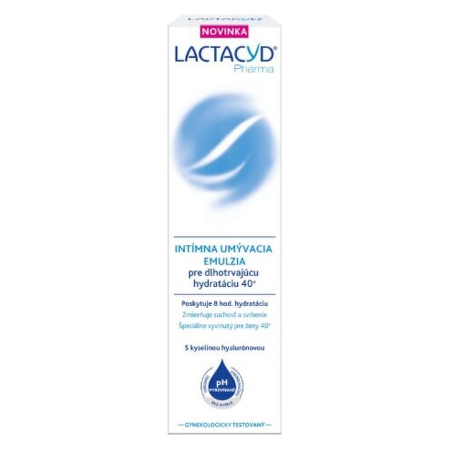 E-shop LACTACYD Pharma pre dlhotrvajúcu hydratáciu 40+ intímna umývacia emulzia 250 ml