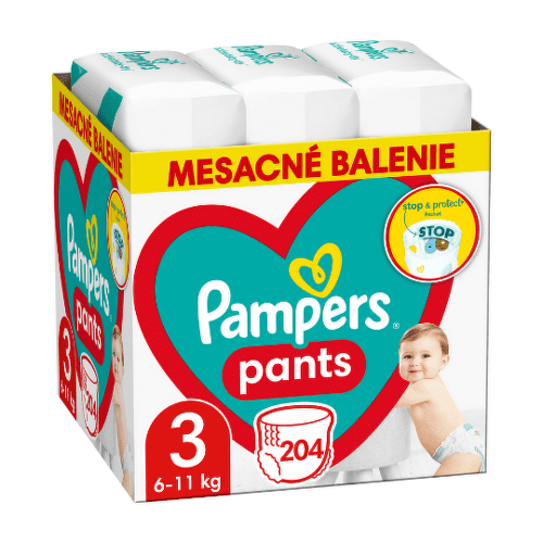PAMPERS Pants 3 204 ks