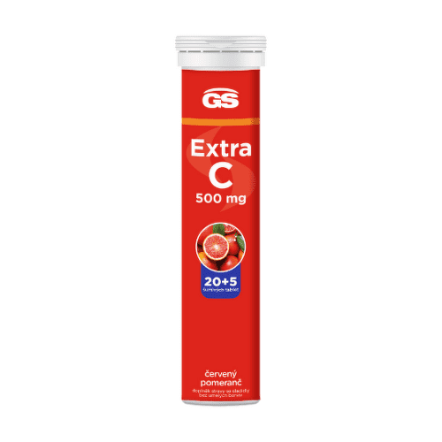 E-shop GS Extra C 500 mg červený pomaranč 25 tabliet