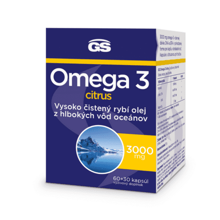 E-shop GS Omega 3 citrus 60 + 30 kapsúl