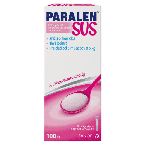 PARALEN SUS Pre deti suspenzia 100 ml