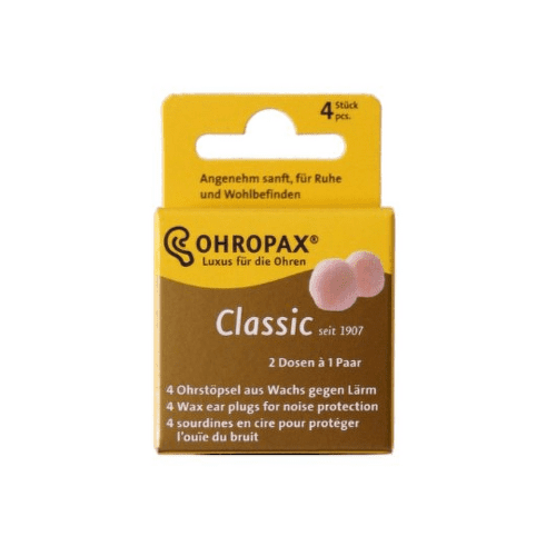 Ohropax CLASSIC Ušné vložky voskové jednorazové 4 ks kúpite na Benulekaren.sk