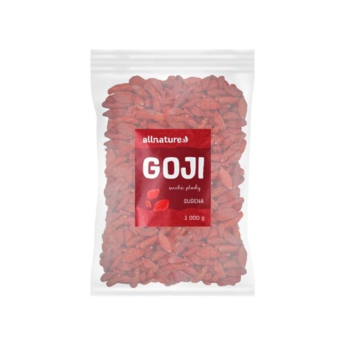 Allnature Kustovnica čínska Goji sušené sušené plody 1000 g kúpite na Benulekaren.sk