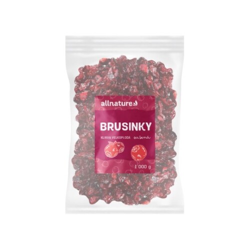 Allnature Brusnice sušené sušené ovocie nesírené 1000 g kúpite na Benulekaren.sk