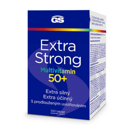 GS Extra Strong Multivitamin 50+ tablety s multivitamínovým komplexom 100 tbl kúpite na Benulekaren.sk