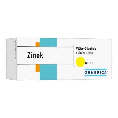 GENERICA Zinok 25 mg 90 tabliet