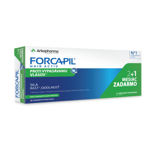 Arkopharma Forcapil Hair Activ tablety pre podporu rastu vlasov 90 tbl kúpite na Benulekaren.sk