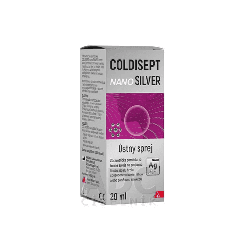 COLDISEPT nanoSILVER sprej na bolesť hrdla 20 ml kúpite na Benulekaren.sk